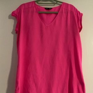 Express Women’s Hot Pink Blouse Size Large